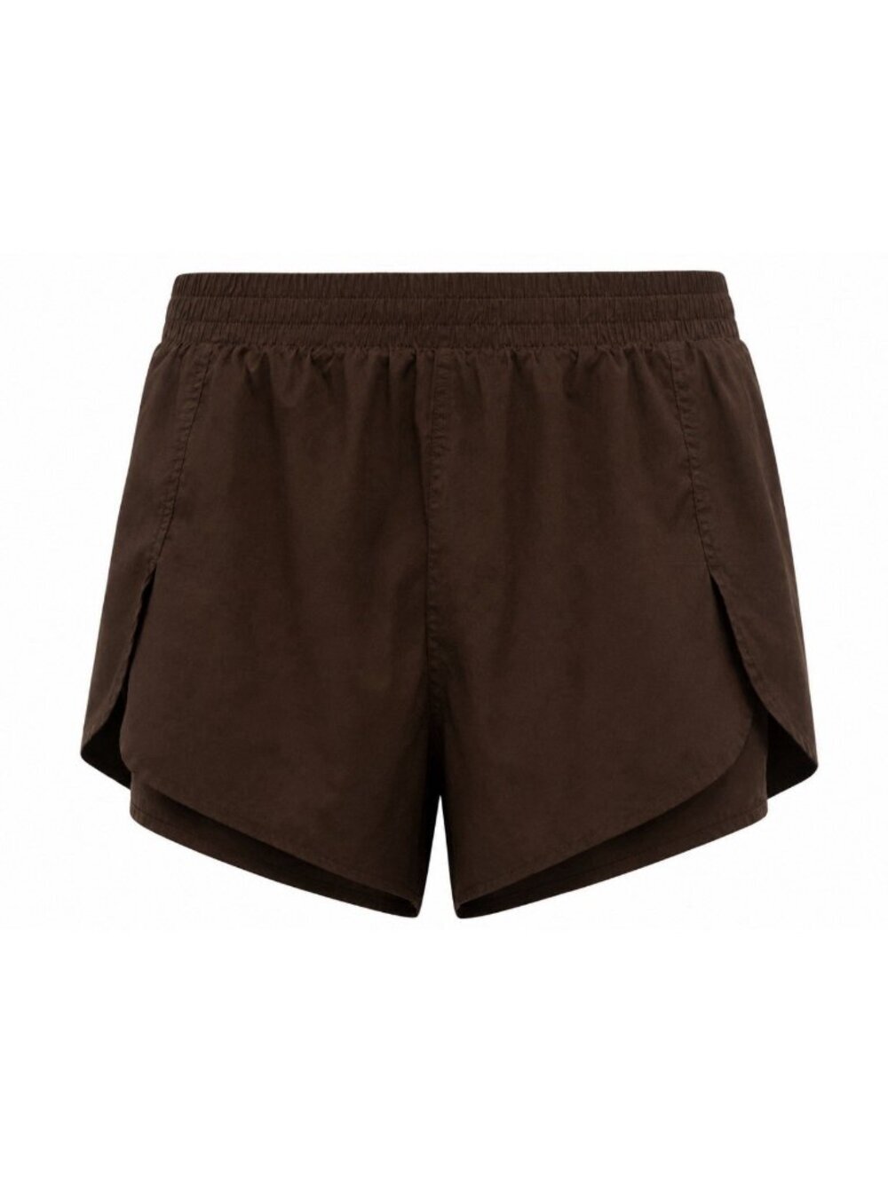Girlfriend Collective Trail Shorts Medium Brown Mid Rise Activewear Athleisure